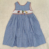 Smocked Zoo Dress by Kelly's Kids